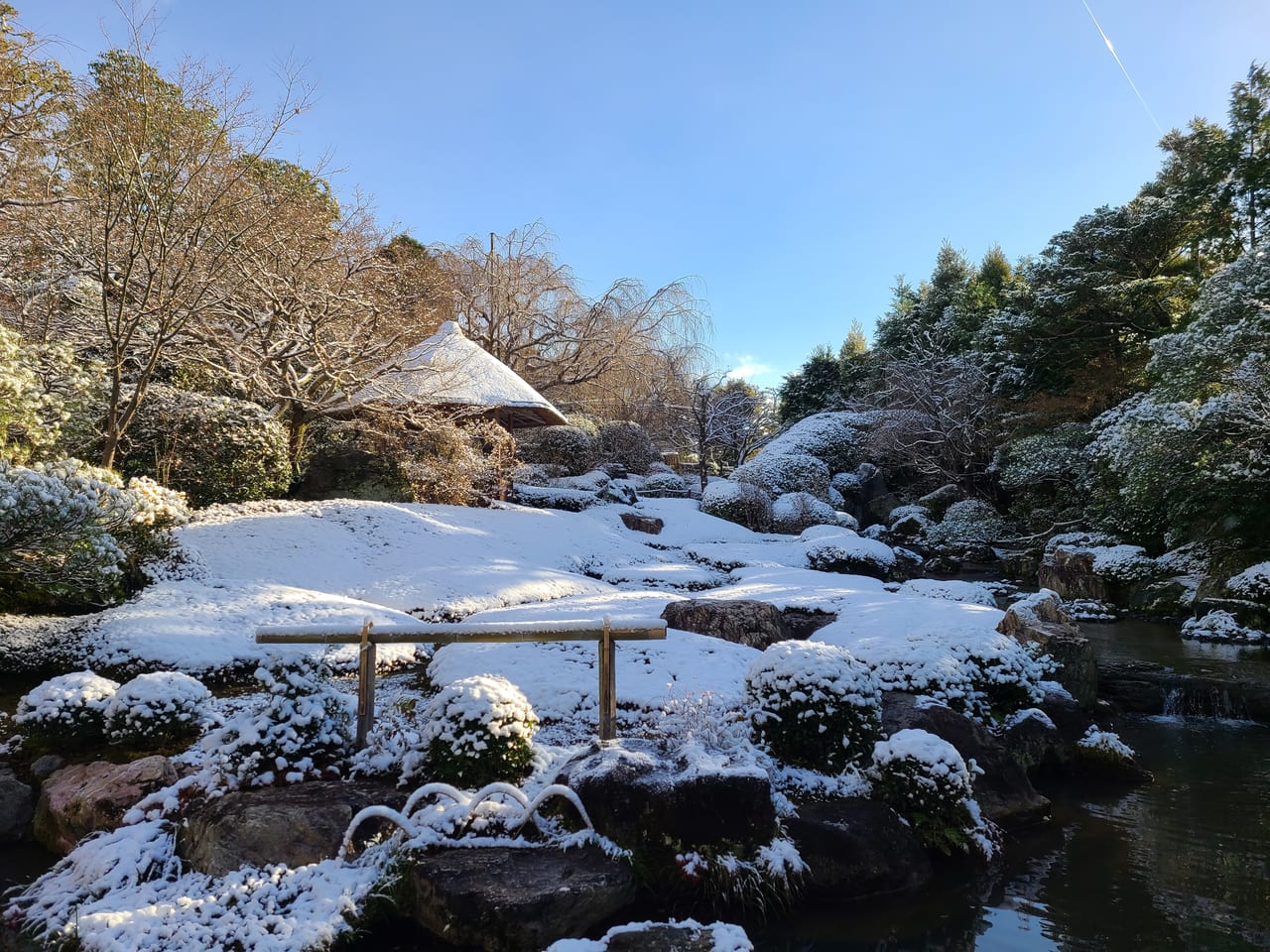 妙心寺雪化粧