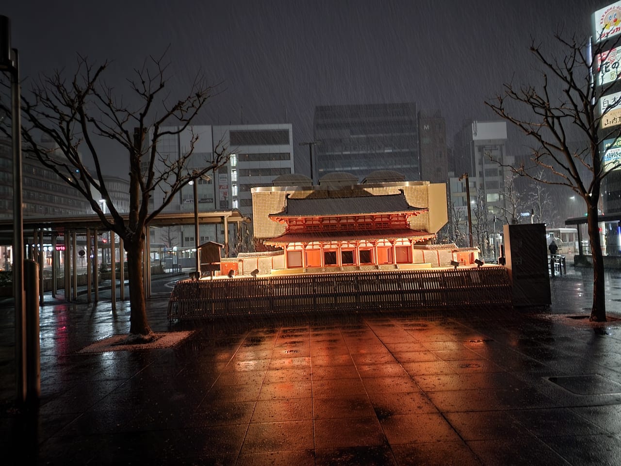 京の冬景色