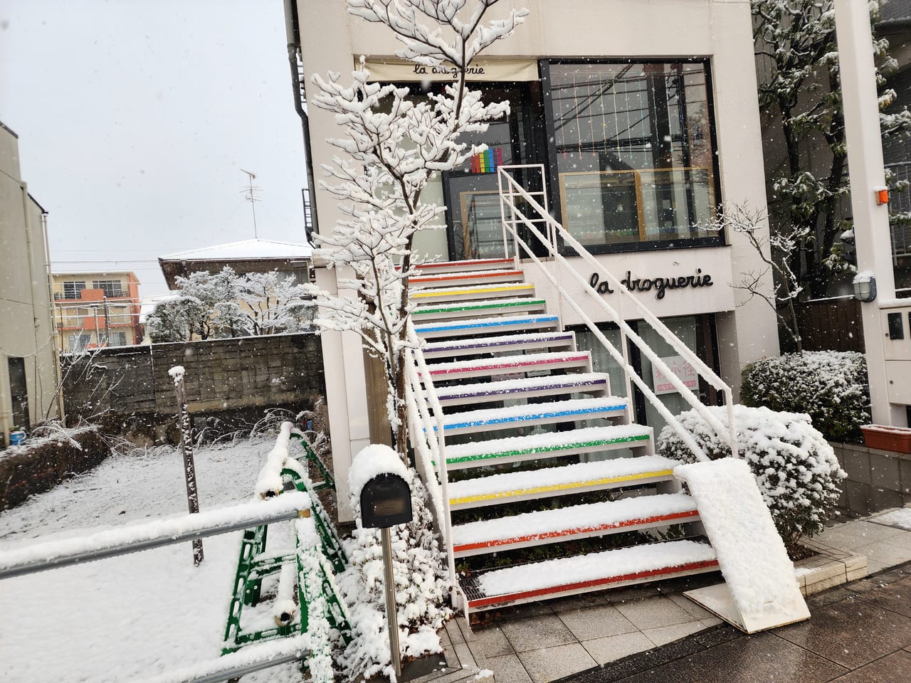 京の雪景色