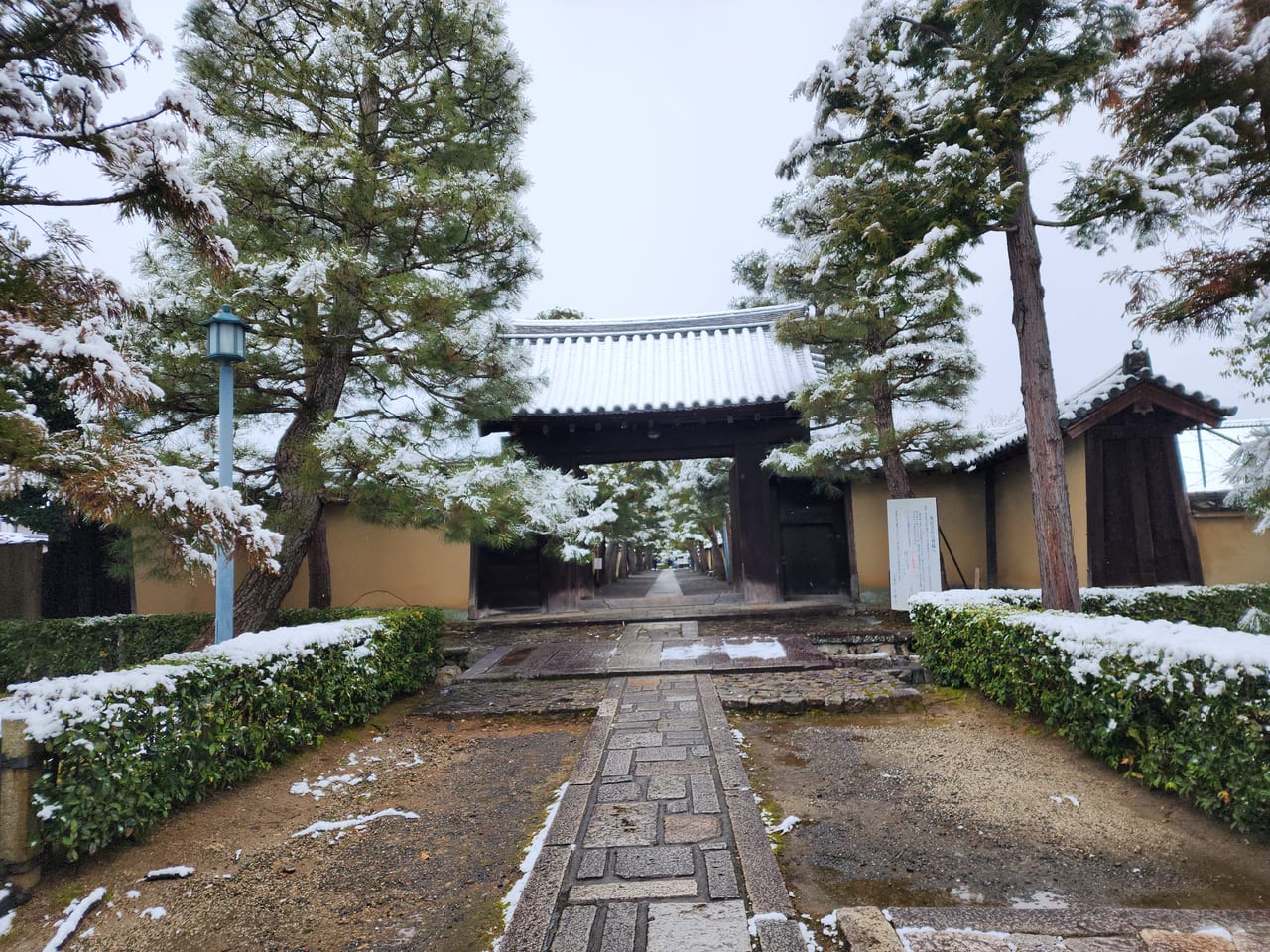 京の雪景色