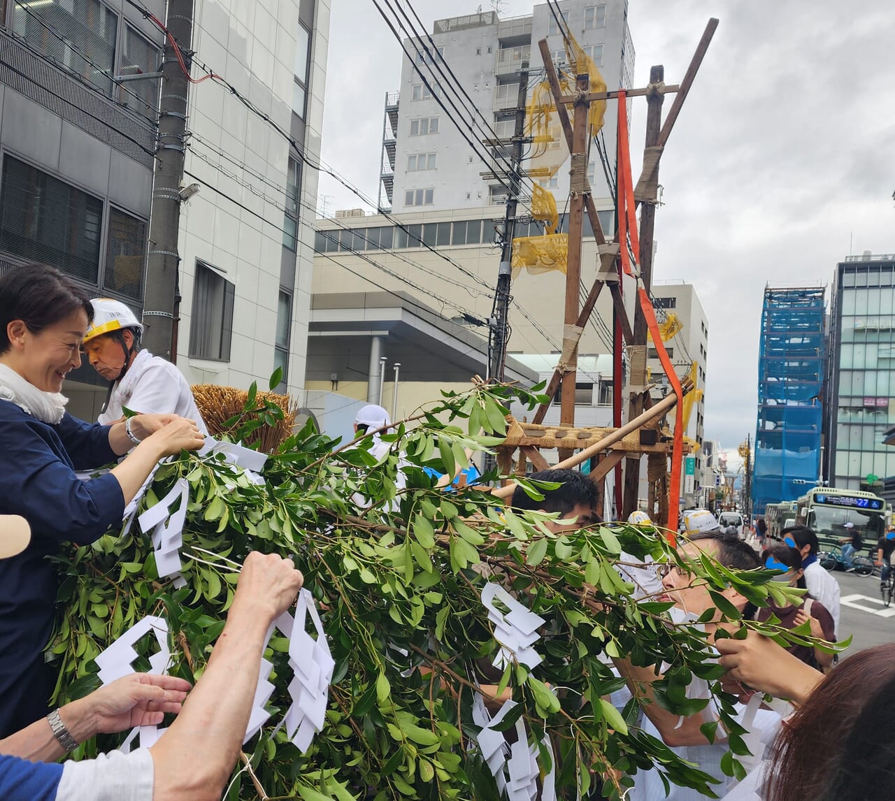 祇園祭山鉾建て